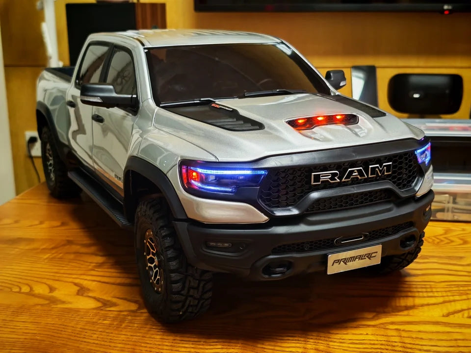 KM Thunder 1/8 Scale RAM 1500 Tyrannosaurus RC Remote Control Off-Road Pickup Truck Electric Model Car for Boys Birthday Gift Vibely Store