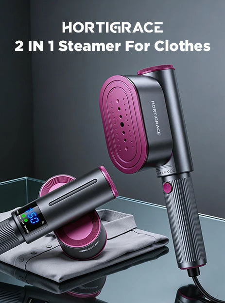 Handheld Steam Iron Garment Steamer Portable Mini for Clothes Fast Heating Travel Garment Fabric Press Machine with Home