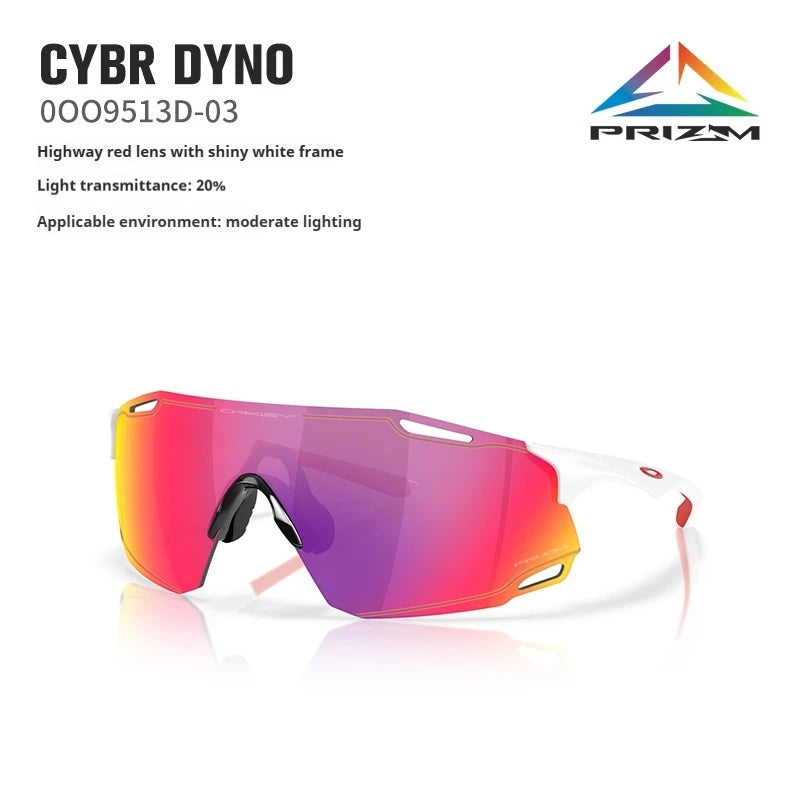 Oakley CYBR DYNO Sports Sunglasses 2025, Outdoor Cycling and Running Protective Glasses, Model 9513D