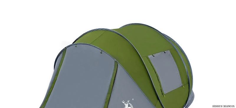 HUI LING YANG 3-4Persons Pop Up Throw Tent Automatic Waterproof Large Space Family Outdoor Camping Portable Tourist Pergola