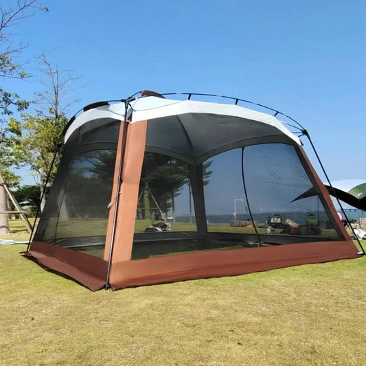 Outdoor Tent UV Resistant Sunshade House Screen House Tent For Family Trip Backyard Picnic Hiking Road Trips Travel