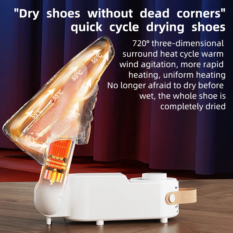 Household Foldable Shoes Dryer UV Shoes Dryer Constant Temperature Socks Boot Dryer Sterilization and Deodorization Machine