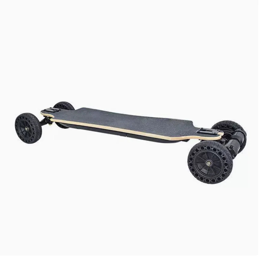 All Terrain Electric Skateboard, Off-Road Shock Absorbing Board, Wireless Remote Control High Speed Scooter for Adults Commute
