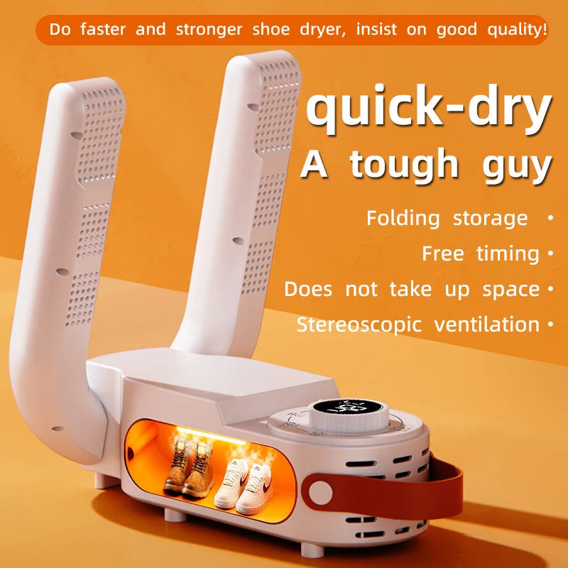 Household Foldable Shoes Dryer UV Shoes Dryer Constant Temperature Socks Boot Dryer Sterilization and Deodorization Machine
