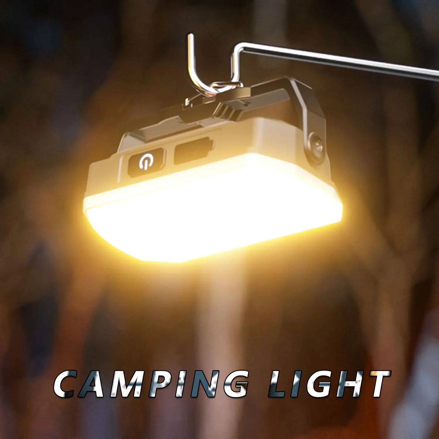 Portable Outdoor Camping Lantern Super Long Battery Life Rechargeable Emergency Light Strong Magnet Work Light for Repair