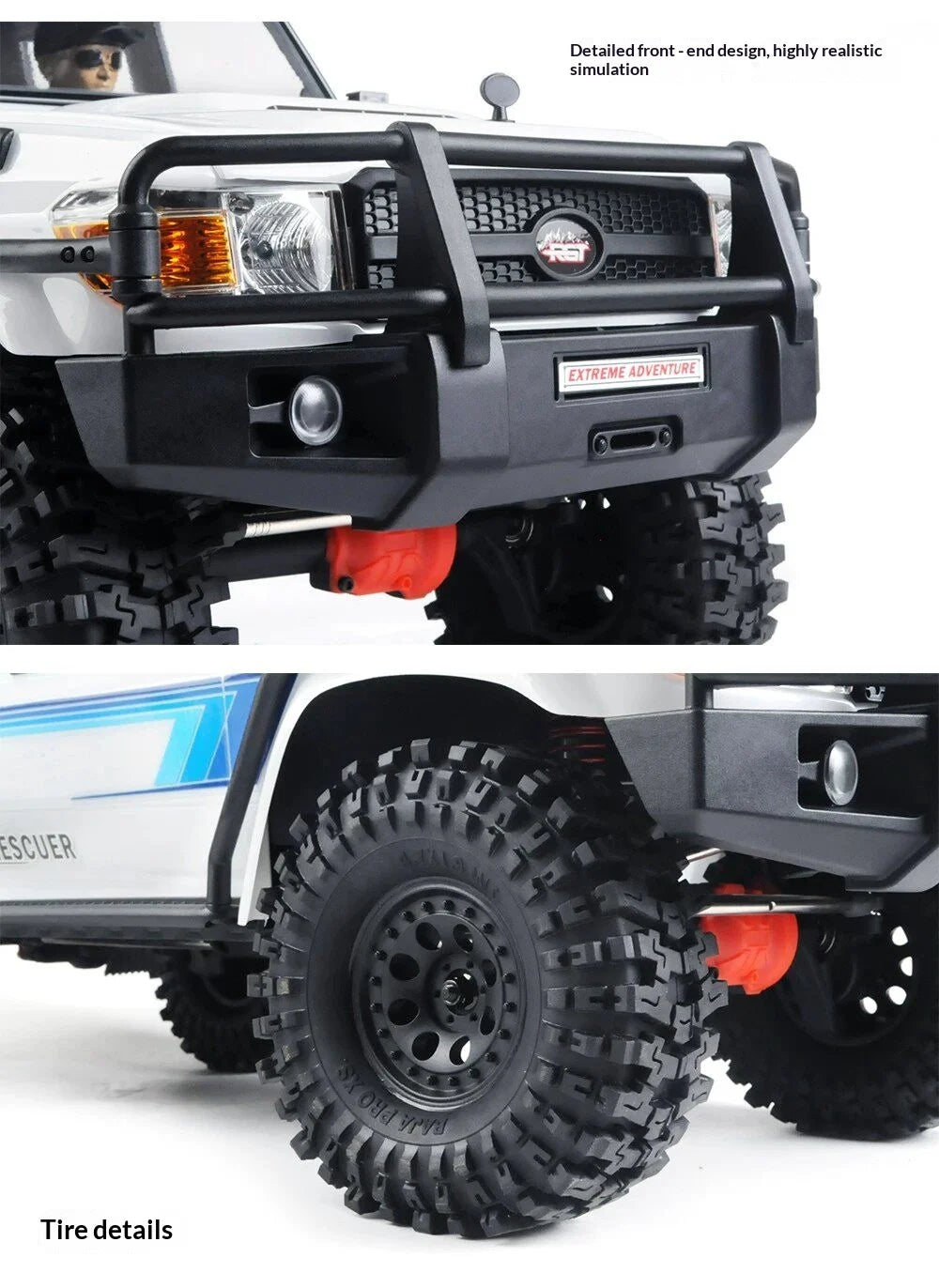 RGT RC Crawler EX86190 LC76 1 10 Scale Electric Four Wheel Drive All Terrain Professional Off Road Car Adult Outdoor Hobby
