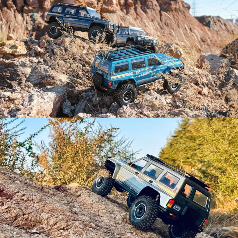 YK4107 PRO 1/10 Simulation RC Remote Control Brushless Four-Wheel Drive Differential Lock Climbing Vehicle Off-Road Vehicle