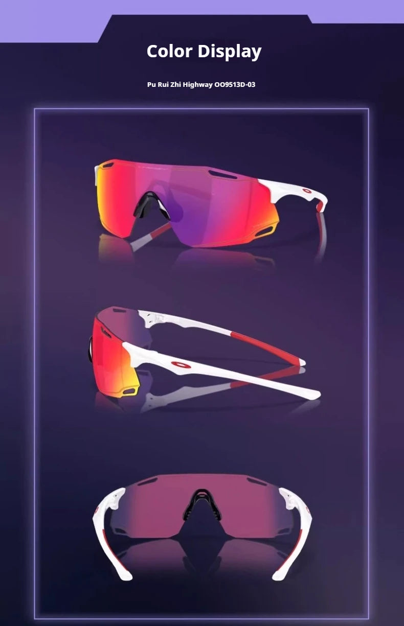 Oakley CYBR DYNO Sports Sunglasses 2025, Outdoor Cycling and Running Protective Glasses, Model 9513D