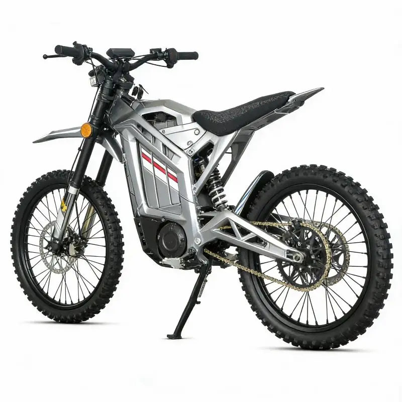 Electric Dirt Bike 72V 8000W Mid Drive Motor Off Road Motorcycle 85km Range for Trail Adventure Adult Bike