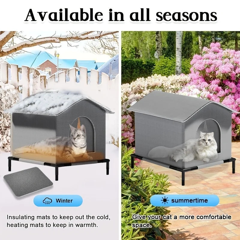 Waterproof Foldable Outdoor Cat Shelter
