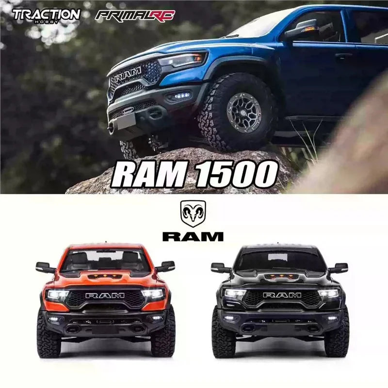 Traction Hobby Primalrc Ram 1500 Remote Control Rc Electric Off Road Pickup Truck 1 8 Scale Differential Simulation Model Vibely Store