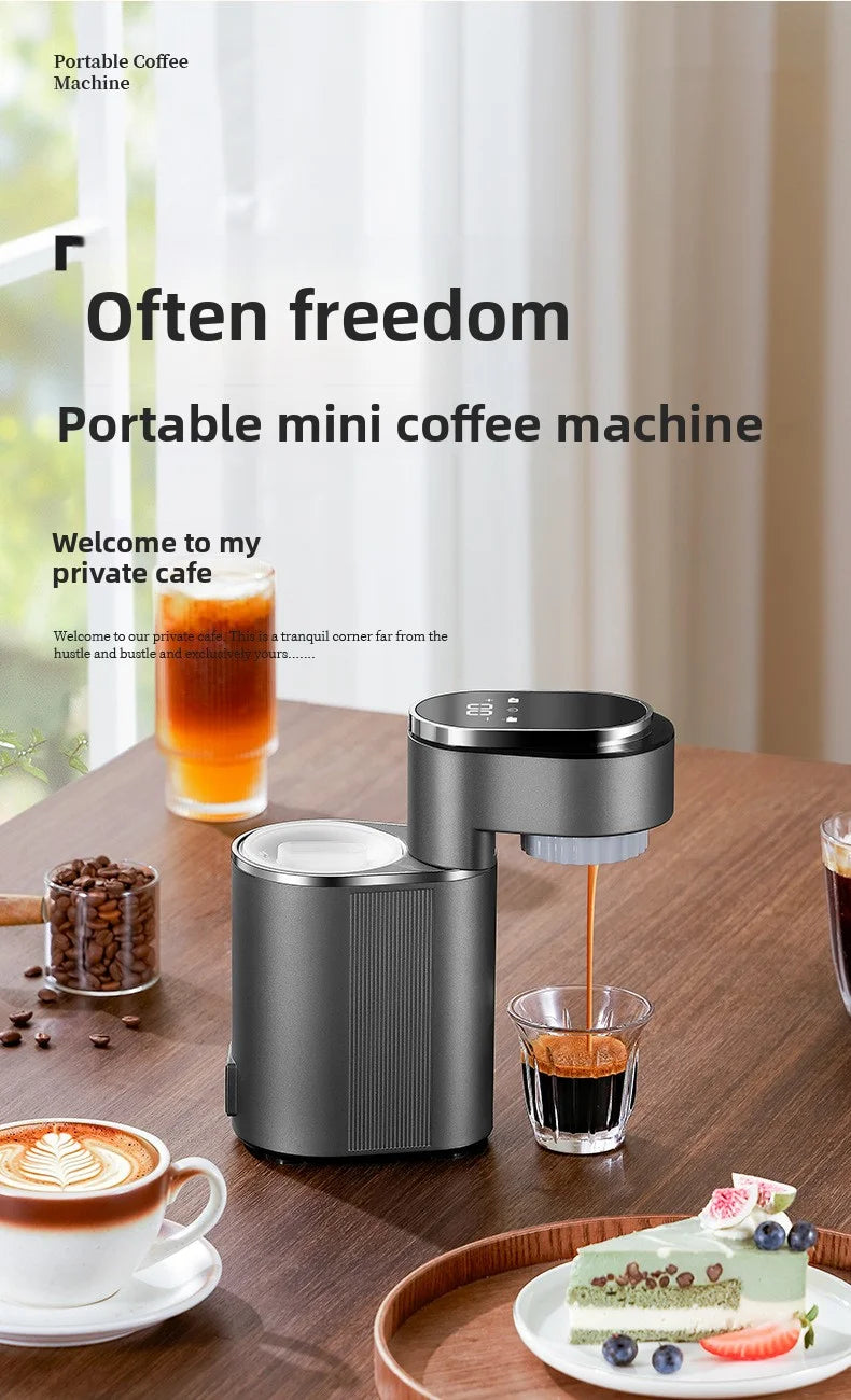 110V/220V Mini Portable Drip Coffee Machine | Home Office Travel Necessary | Space-Saving Coffee Machine For Kitchen Countertops