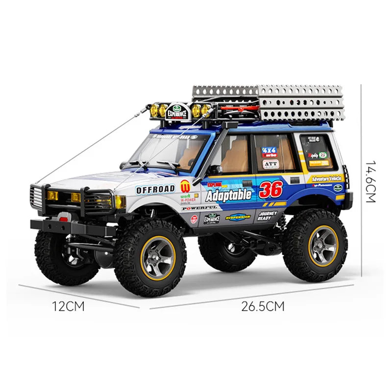 JXC LR1801 Professional RC Remote Control Car 1:18 Off-Road Climbing Car Four-Wheel Drive Dual-Speed Toy Car Model Boy Adult