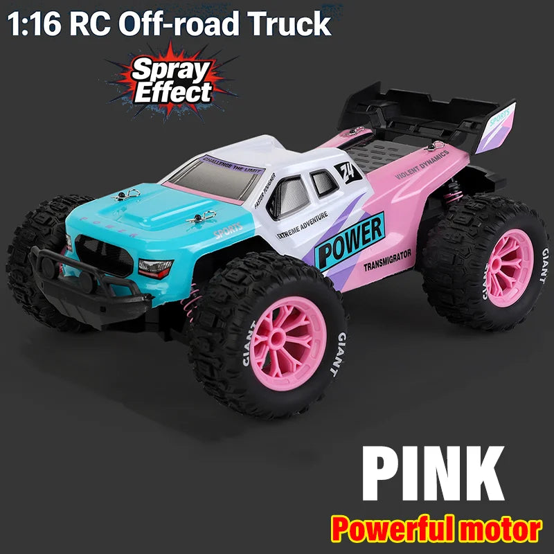 4WD 75KM/H RC Car Super Brushle High Speed Buggy 4x4 Off Road Remote Control High Speed Drift Racing Truck Drift Racing Toy Gift
