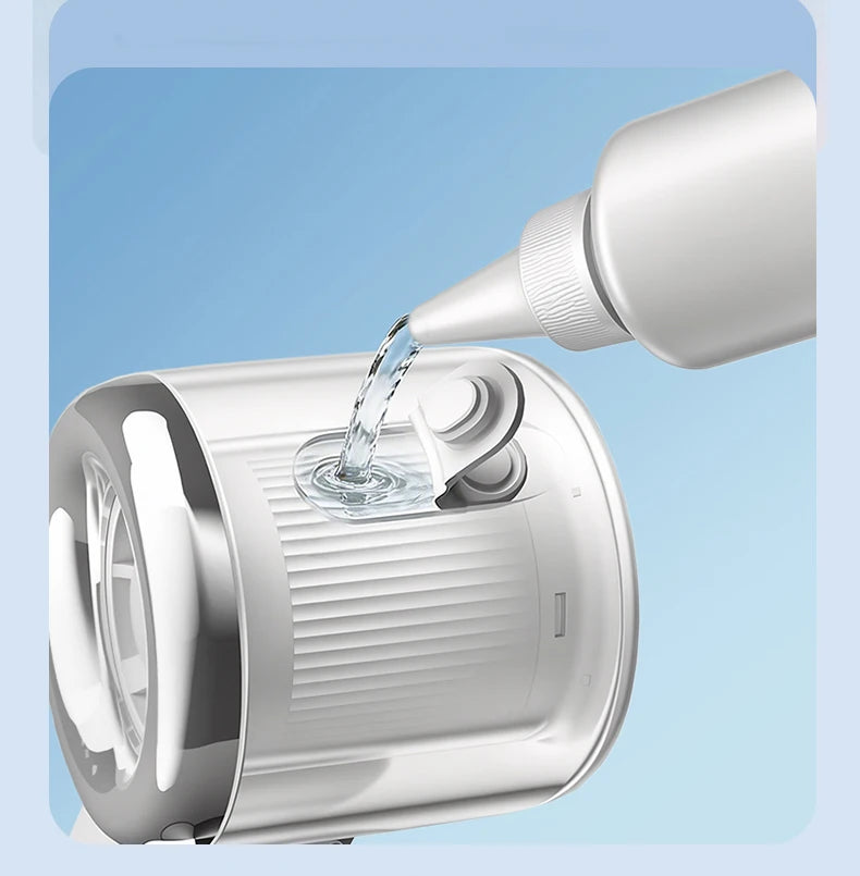 Mini Fan Portable Water Mist Fan 3600mAh 5 Speeds Handheld Foldable Neck Hanging Humidifier Small Spray Fans Type-C Rechargeable Vibely Store