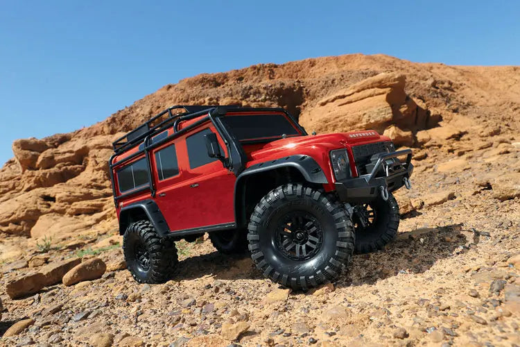 Traxxas Remote Control Off Road Crawler Trx 4 Electric 4wd Land Rover Defender 82256-4 Rock Crawling For Hobby Enthusiasts Gifts