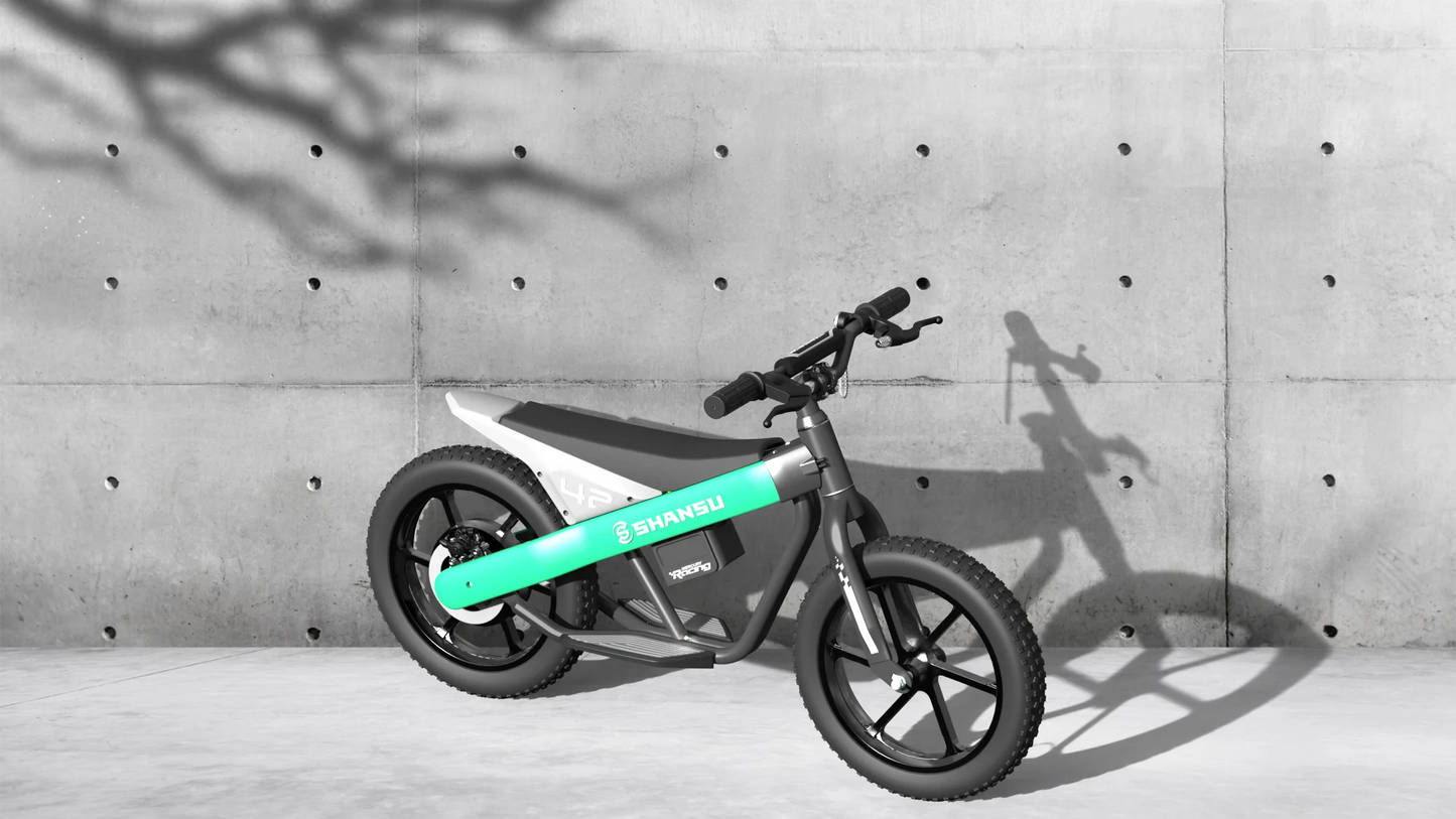 24V Kids Motorcycle Electric Bike Battery-Powered Off-Road with 300W Strong Motor Electric Scooter