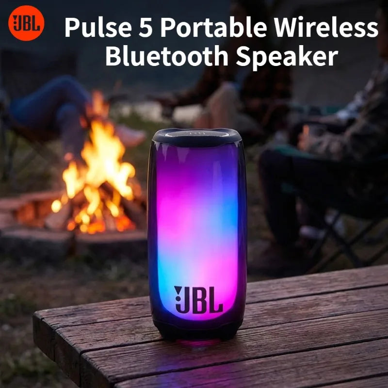 JBL Pulse 5 Portable Bluetooth Speaker Wireless IP67 Waterproof 360 RGB Light Deep Bass Outdoor Hiking Travel Party Music Player