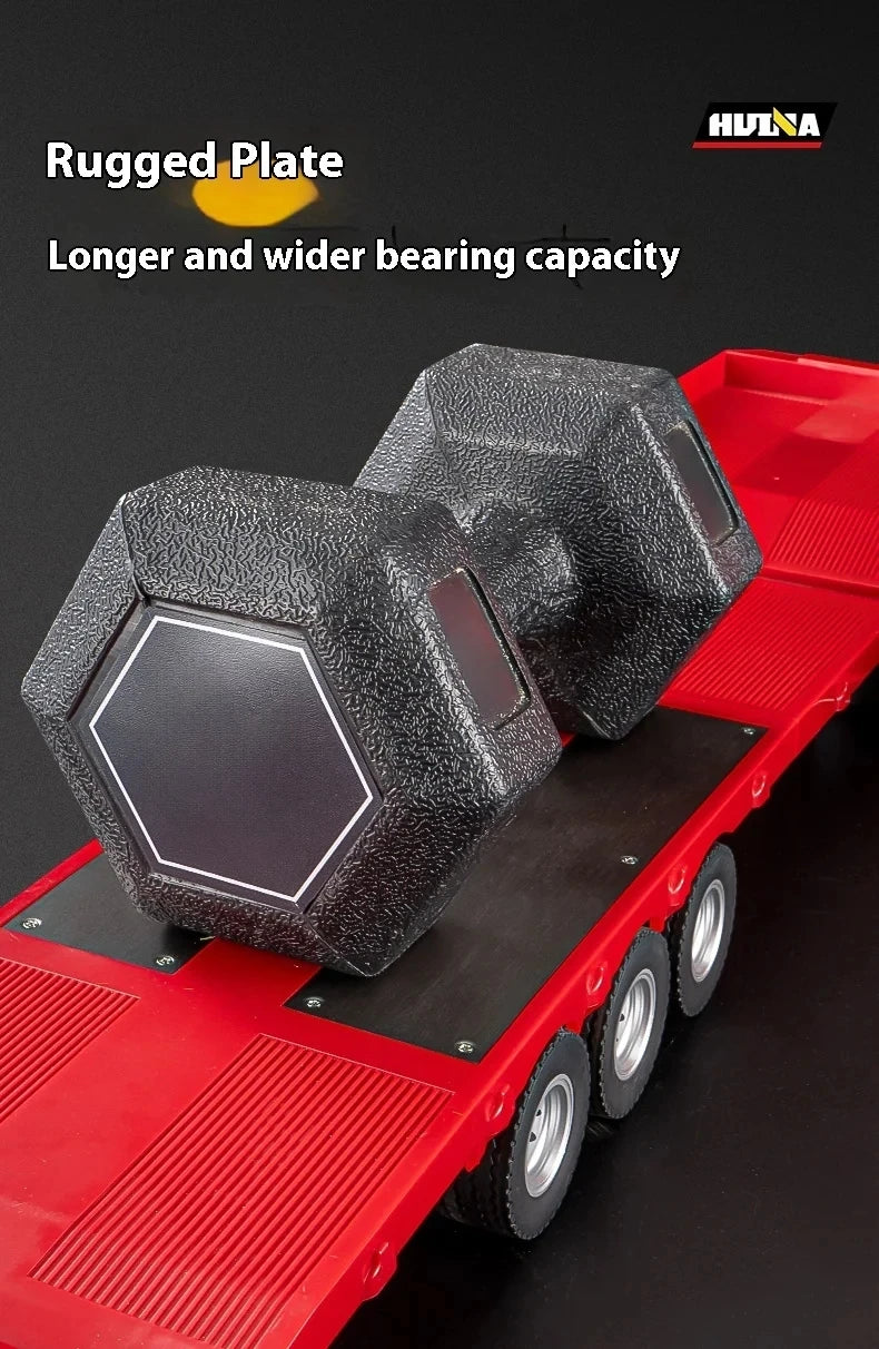 Huina New Model 1501+1509 770s RC Heavy-duty Truck Trailer Model Tractor High-end Toy Children's Adult Gift