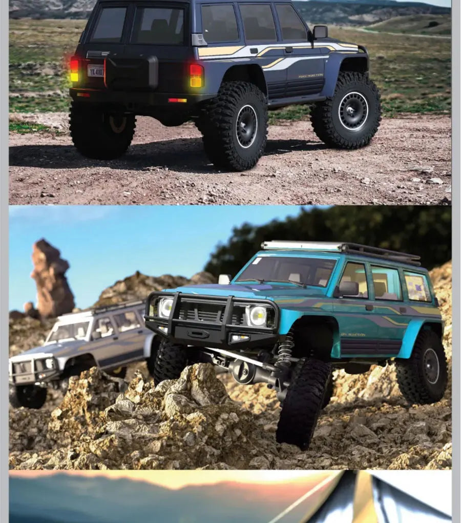 YK4107 PRO 1/10 Simulation RC Remote Control Brushless Four-Wheel Drive Differential Lock Climbing Vehicle Off-Road Vehicle
