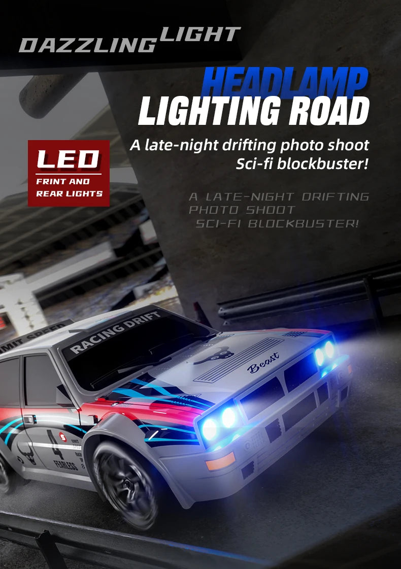Exclusive Sale on the Entire Network SG204PRO1/24 Remote Control Car 2.4G High-Speed Drift 4WD Remote Control Car GTR Racing Toy