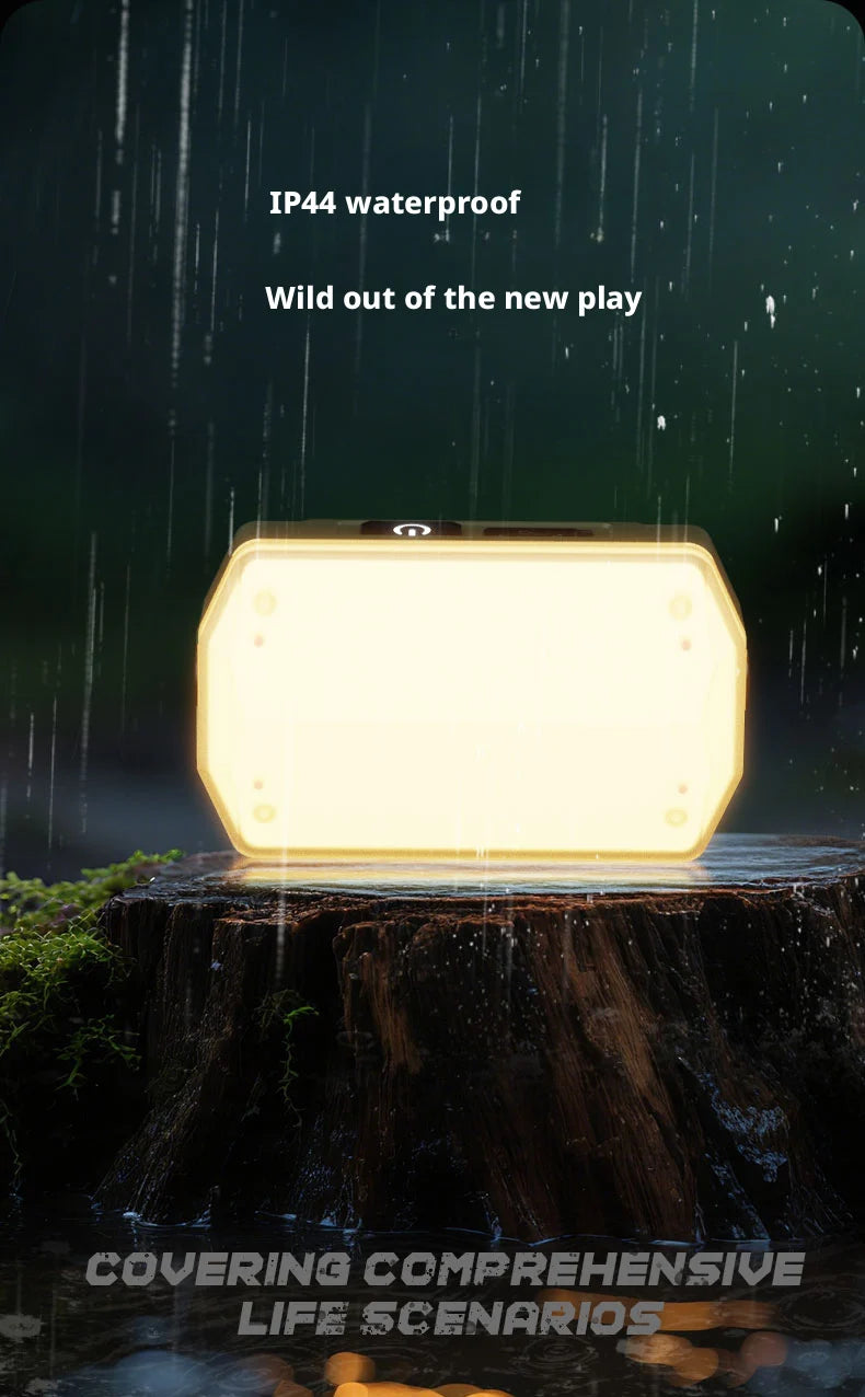 Portable Outdoor Camping Lantern Super Long Battery Life Rechargeable Emergency Light Strong Magnet Work Light for Repair
