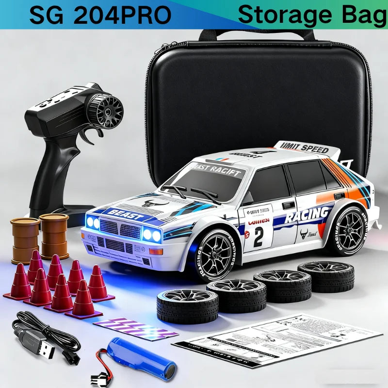 Exclusive Sale on the Entire Network SG204PRO1/24 Remote Control Car 2.4G High-Speed Drift 4WD Remote Control Car GTR Racing Toy