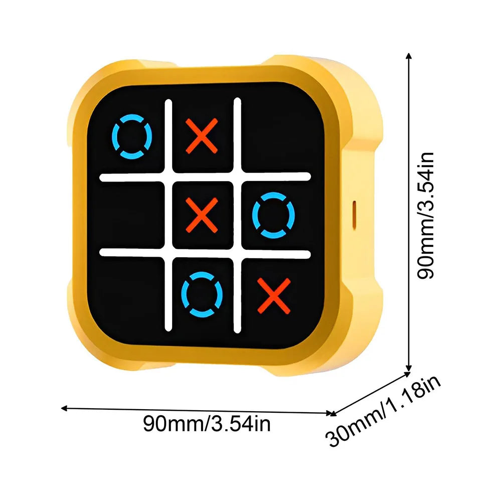 Tic-Tac-Toe Board Board Multifunctional Electronic Games Montessori Puzzle Table Game Chess Chess Set Portable For Adults Kids