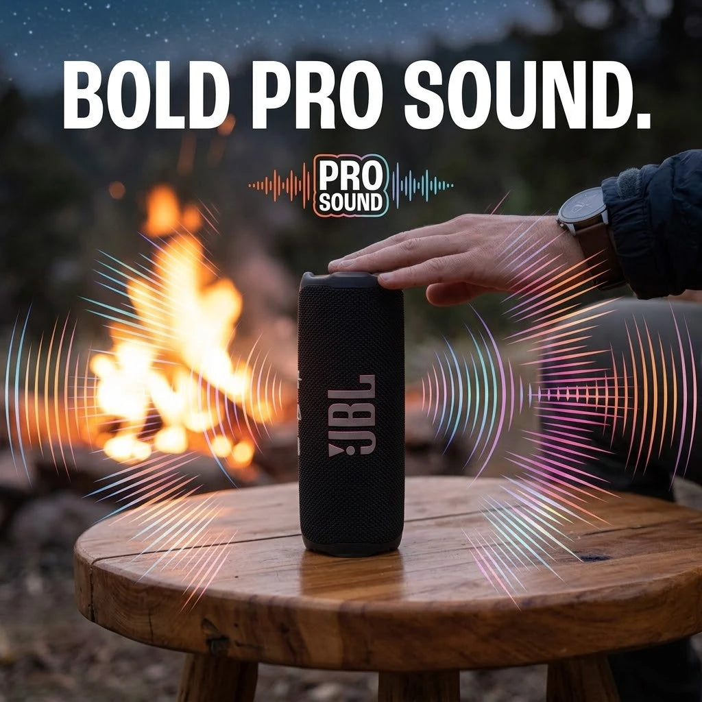 JBL Flip 7 Portable Bluetooth Speaker IP68 Waterproof Dustproof Deep Bass AI Sound Boost 16H Playtime for Outdoor Camping Party