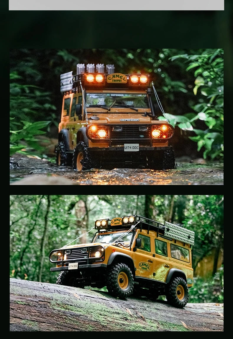 FMS New 1/10 FCX10 Camel Trophy Simulation Electric Remote Control Vehicle Climbing Off-Road Vehicle Toy Model RC Car Adult Gift