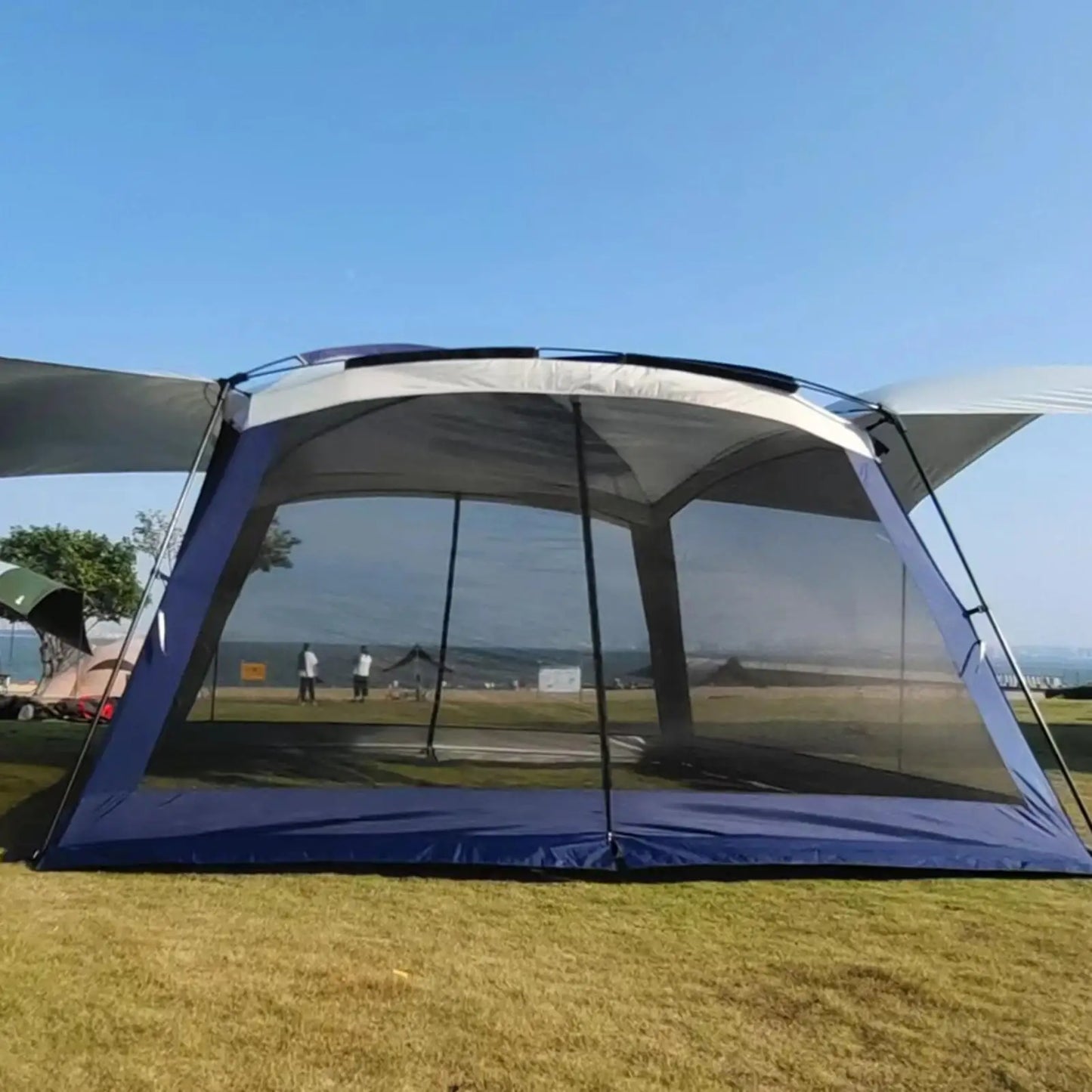 Outdoor Tent UV Resistant Sunshade House Screen House Tent For Family Trip Backyard Picnic Hiking Road Trips Travel