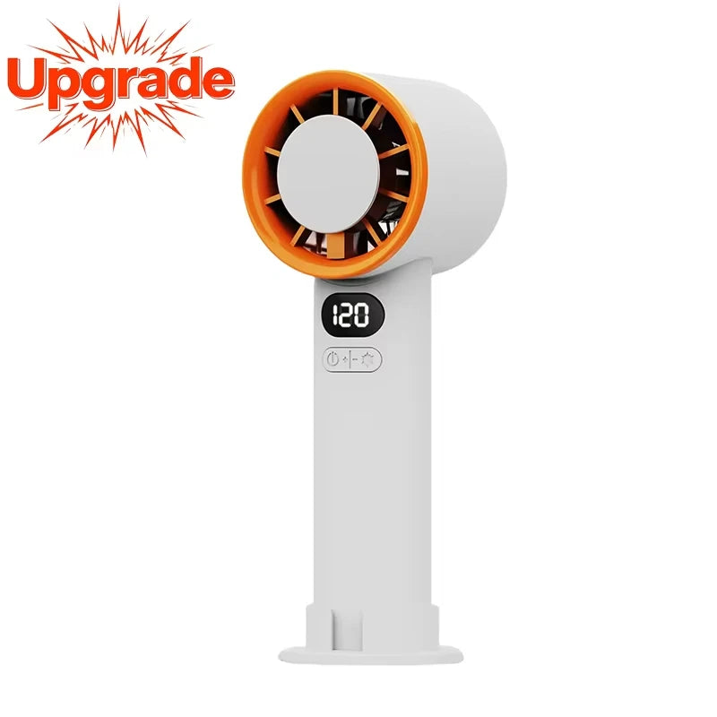 Xiaomi MIJIA Handheld Mini Fan Electric Hand Fans Ice Compress 120 High-Speed Cooling USB Rechargeable Portable Digital Display Vibely Store