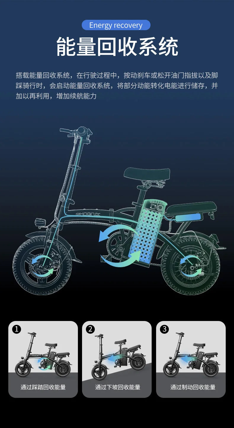 Compact Electric Scooter Two-wheel Portable Electric Scooter Durable Nice Commercial Furniture Monopattino Elettrico ZY40DDC