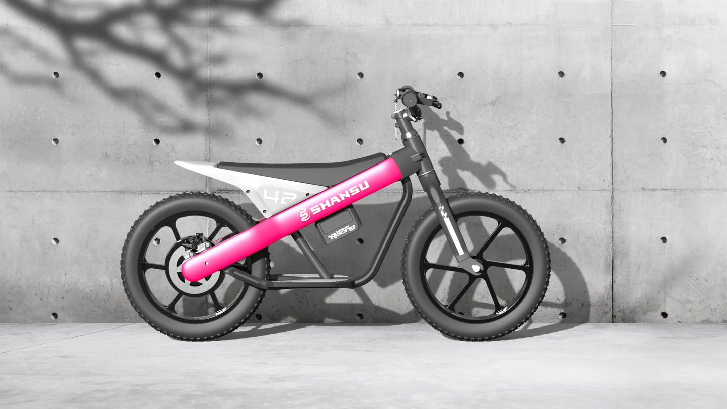 24V Kids Motorcycle Electric Bike Battery-Powered Off-Road with 300W Strong Motor Electric Scooter