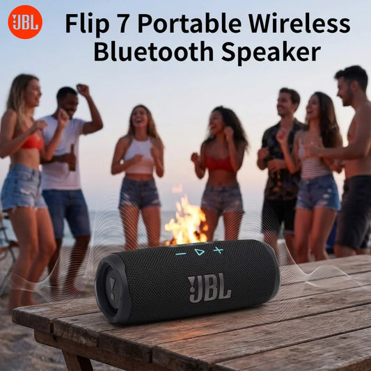 JBL Flip 7 Portable Bluetooth Speaker IP68 Waterproof Dustproof Deep Bass AI Sound Boost 16H Playtime for Outdoor Camping Party