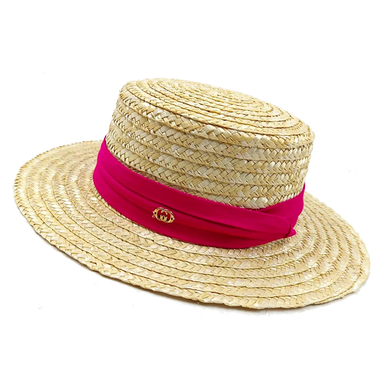 Hepburn style summer straw hat French elegant ladies seaside travel sun hat bow ribbon flat top wide brim straw hat  여름모자