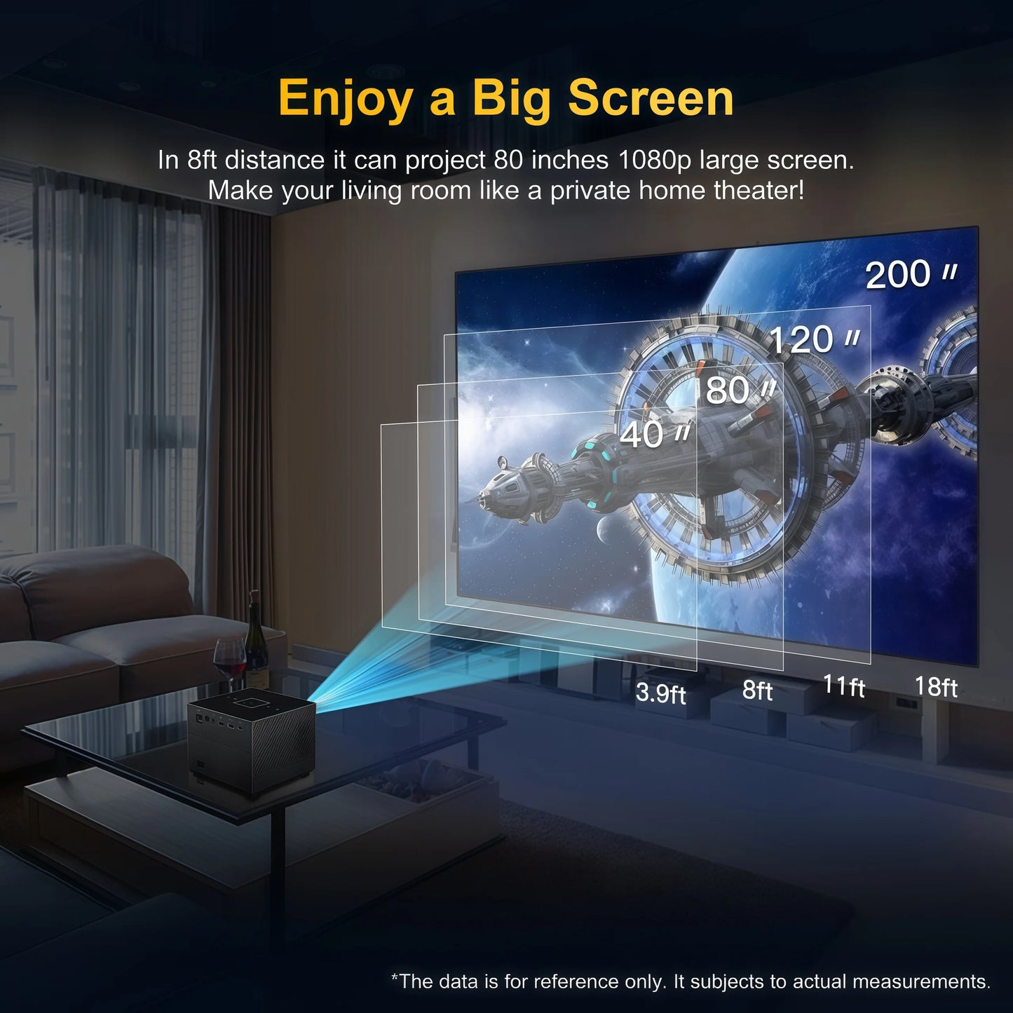 Xnano X3 Mini Projector Android 9.0 8K Decode Electric Focus ±50° Keystone ARGB Light Dolby Audio Portable Home Theater WiFi BT