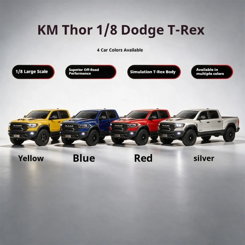 Traction Hobby Primalrc Ram 1500 Remote Control Rc Electric Off Road Pickup Truck 1 8 Scale Differential Simulation Model Vibely Store