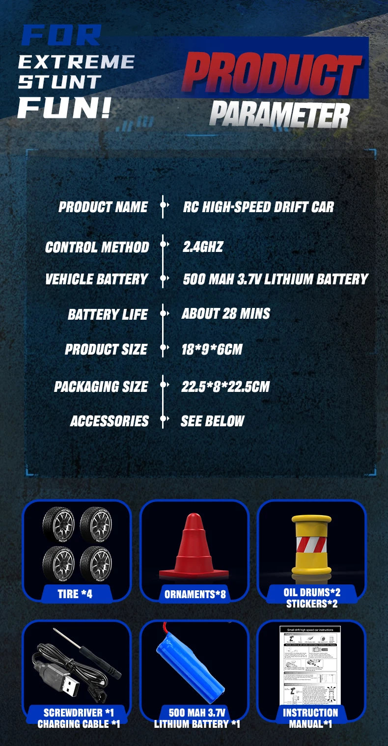 Exclusive Sale on the Entire Network SG204PRO1/24 Remote Control Car 2.4G High-Speed Drift 4WD Remote Control Car GTR Racing Toy