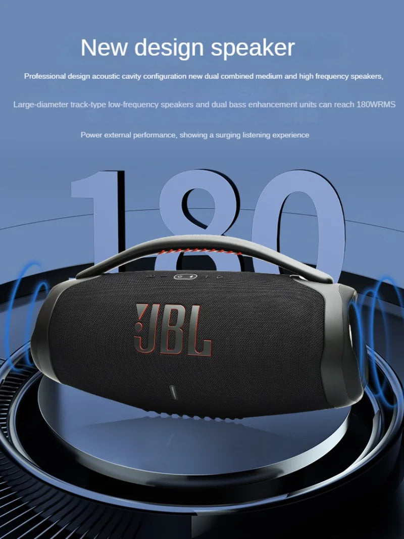 Wireless Bluetooth BoomsBox 3 JBL high-power subwoofer portable speaker 360 stereo surround TWS