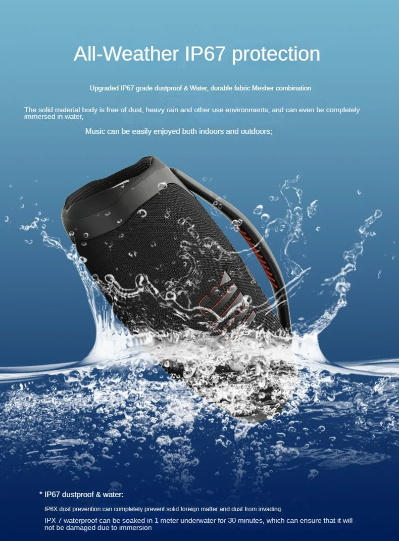 Wireless Bluetooth BoomsBox 3 JBL high-power subwoofer portable speaker 360 stereo surround TWS