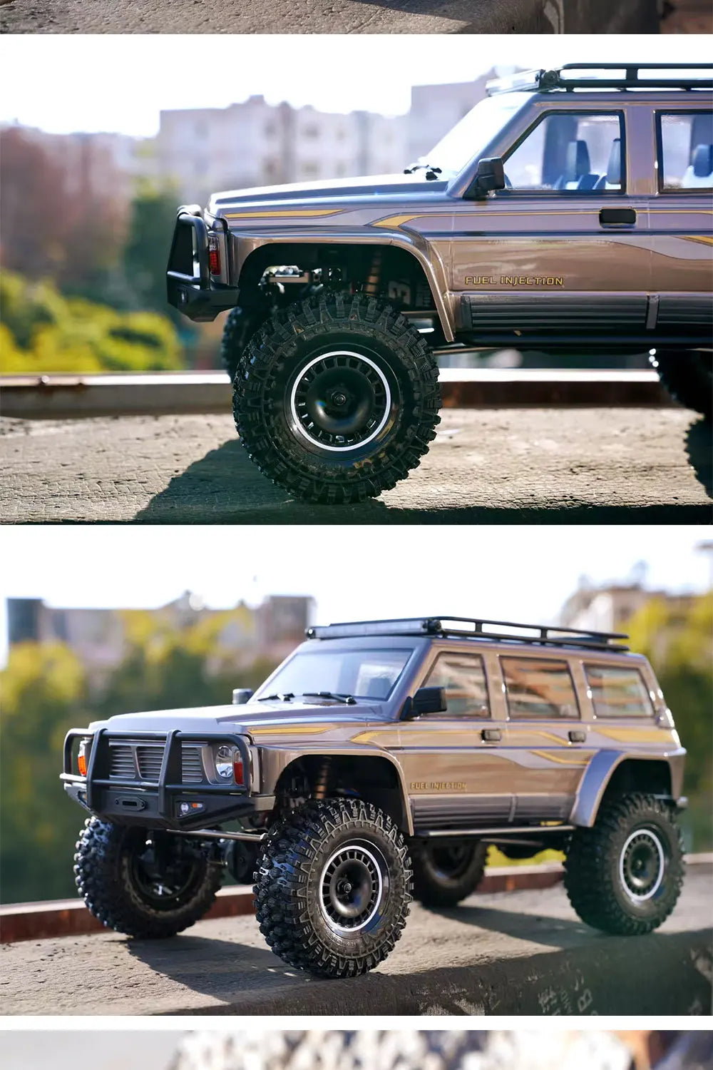 1/10 Scale YK4107 RC Crawler 4WD Dual Speed Lock Differential Remote Control Off Road Climbing Hobby RC Model Car Toy Vehicle