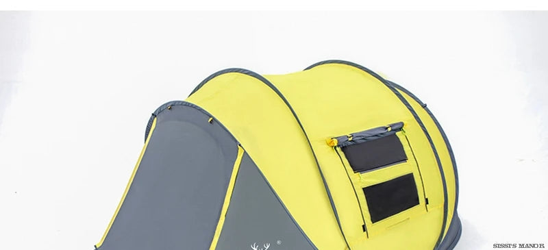 HUI LING YANG 3-4Persons Pop Up Throw Tent Automatic Waterproof Large Space Family Outdoor Camping Portable Tourist Pergola