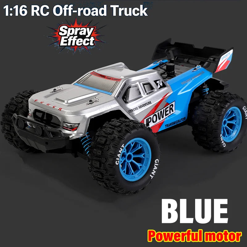 4WD 75KM/H RC Car Super Brushle High Speed Buggy 4x4 Off Road Remote Control High Speed Drift Racing Truck Drift Racing Toy Gift