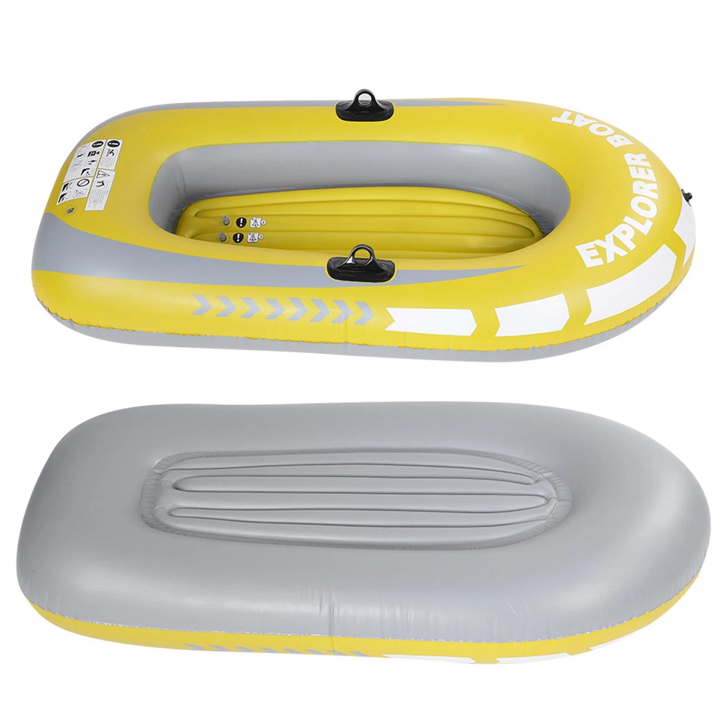 Inflatable Kayak Inflatable Canoe Inflatable Boat PVC Inflatable Kayak Canoe 2 Person Rowing Air Boat Fishing Drifting Diving