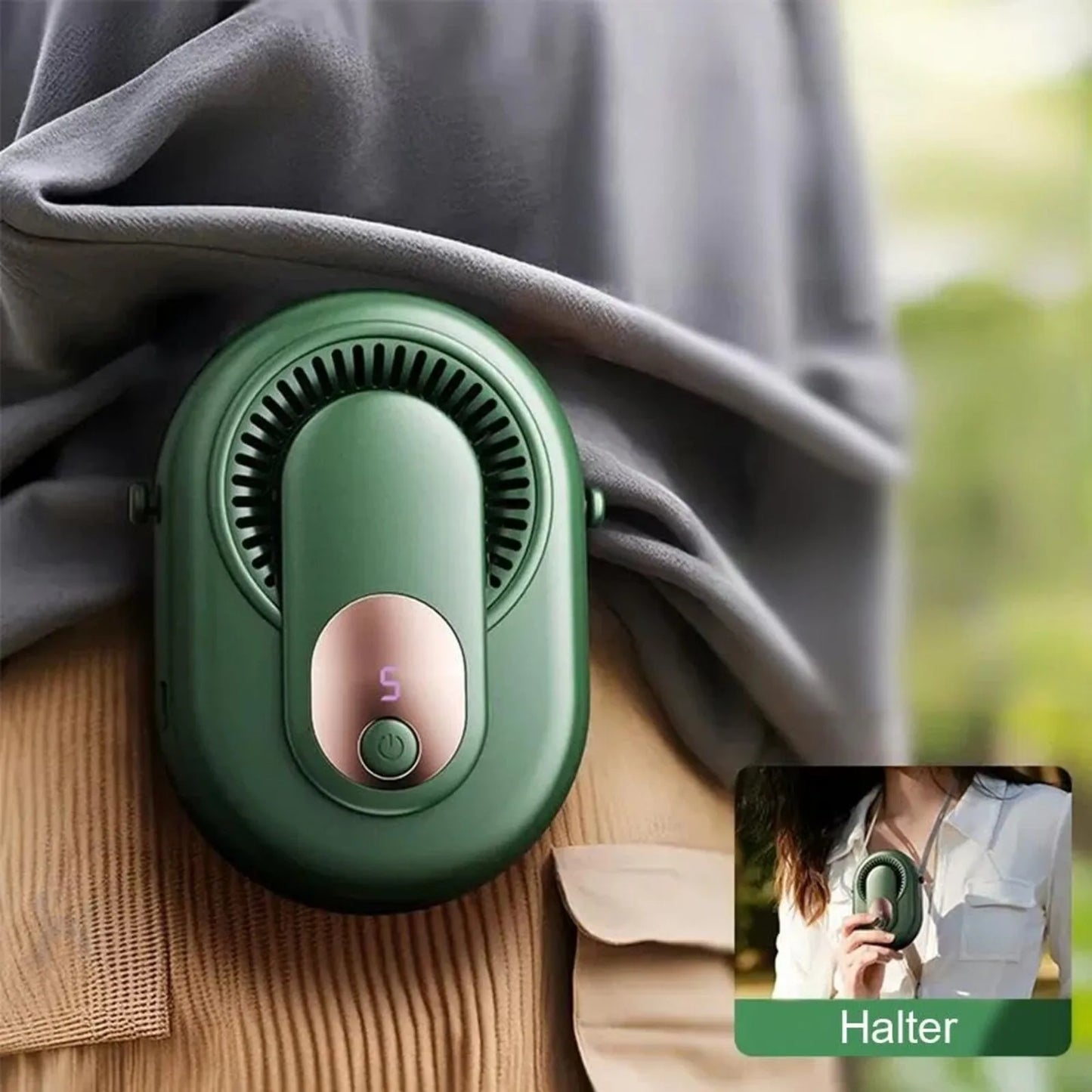 Portable Outdoor High-speed Waist-hanging Fan Durable Hand-held Lightweight Waist Fan Easy to Carry Household Appliances Fans Vibely Store