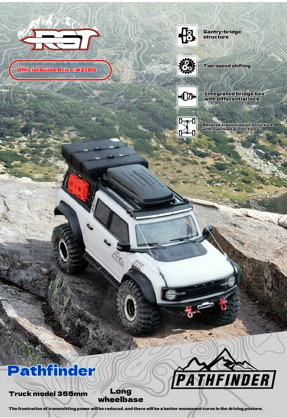 Rgt Rc Crawler Truck Ex86150 Pathfinder 1 /10 Scale Rtr Electric 4Wd Off Road Simulation Remote Control Model For Rc Hobbyists