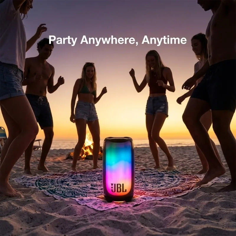 JBL Pulse 5 Portable Bluetooth Speaker Wireless IP67 Waterproof 360 RGB Light Deep Bass Outdoor Hiking Travel Party Music Player