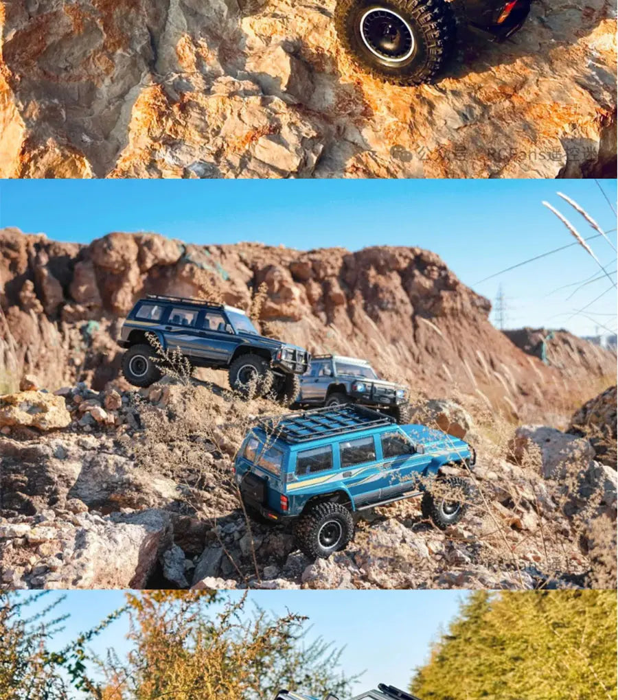 YK4107 PRO 1/10 Simulation RC Remote Control Brushless Four-Wheel Drive Differential Lock Climbing Vehicle Off-Road Vehicle