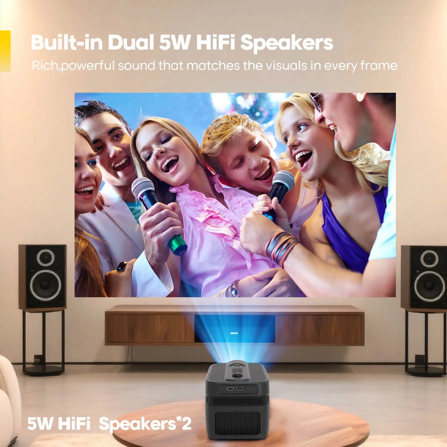 Magcubic 900ANSI HY450 C Auto Focus Projector 8K 1080P Ultra Short Throw Allwinner H726 BT5.4 Auto Offset Home Theater Voice